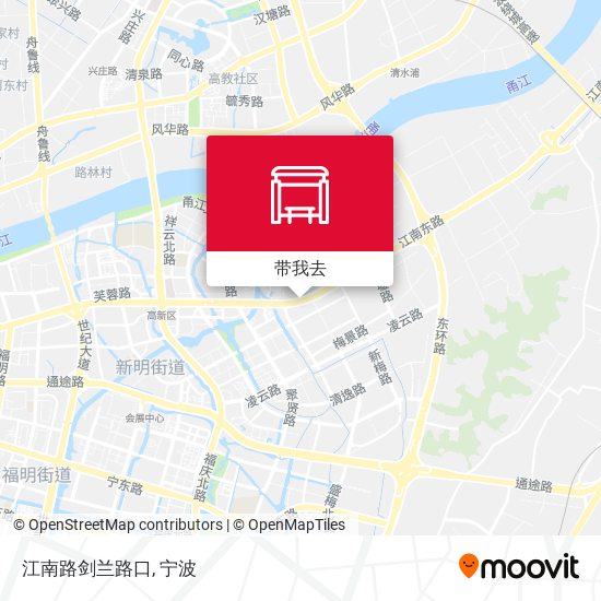 江南路剑兰路口地图