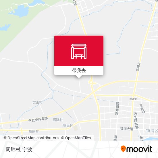 周胜村地图
