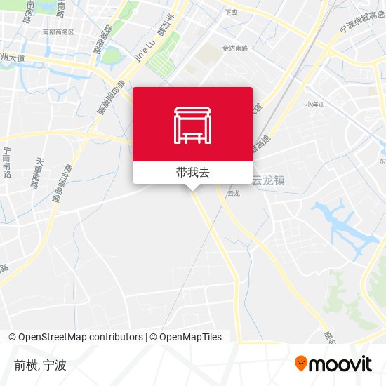 前横地图