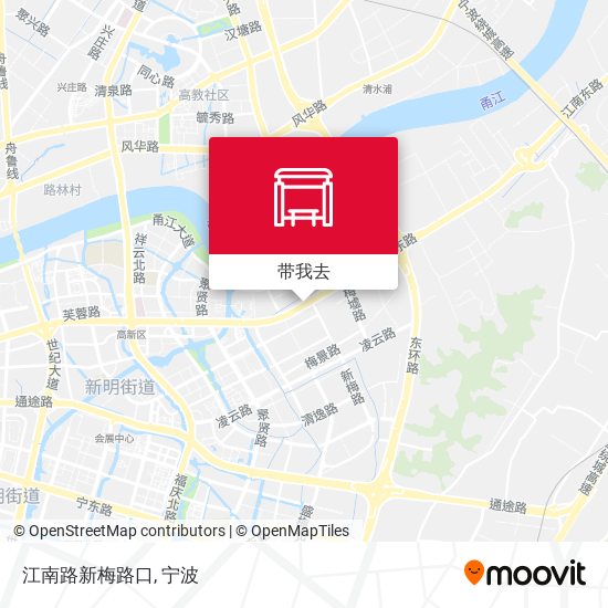 江南路新梅路口地图