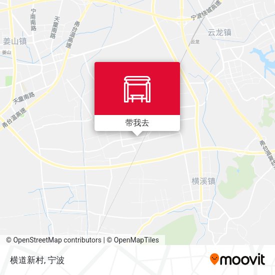 横道新村地图