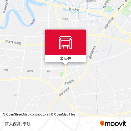南大西路地图