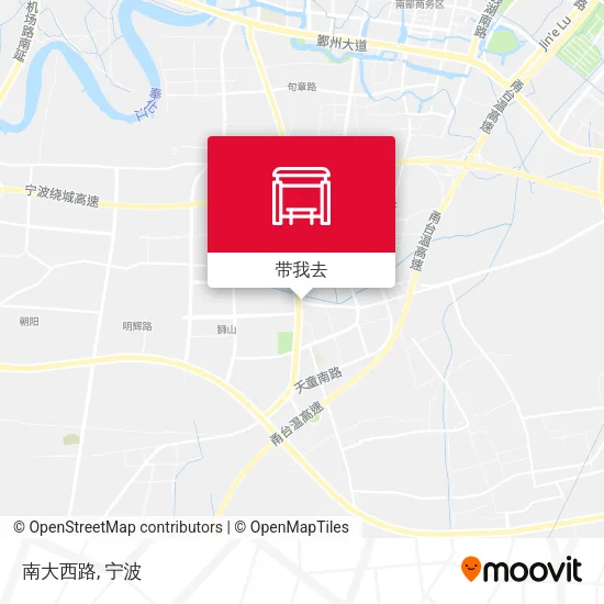 南大西路地图