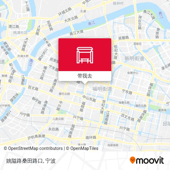 姚隘路桑田路口地图