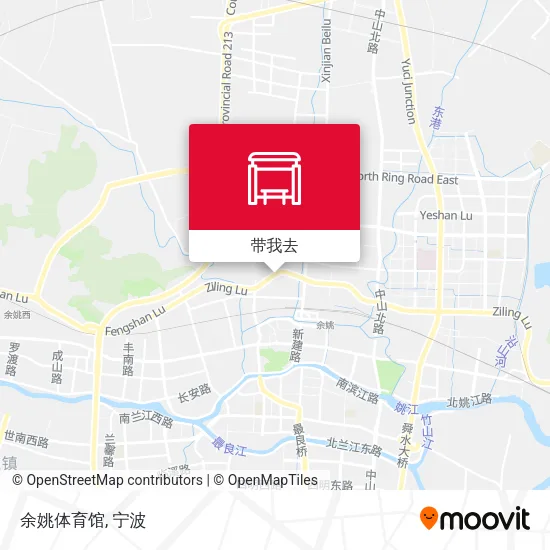 余姚体育馆地图
