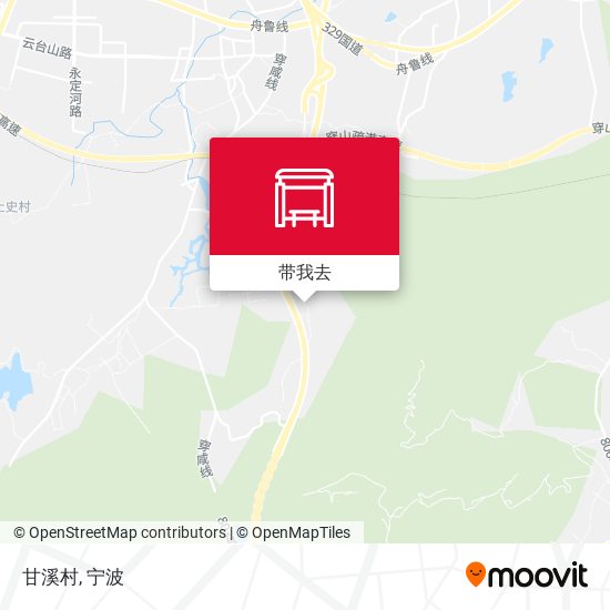 甘溪村地图