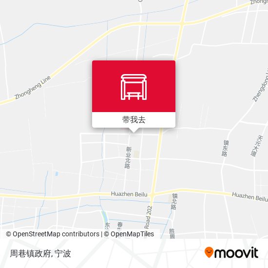 周巷镇政府地图