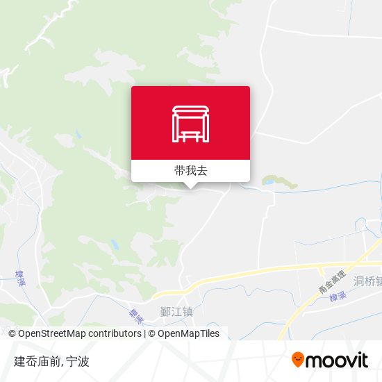 建岙庙前地图