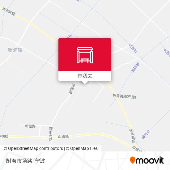 附海市场路地图