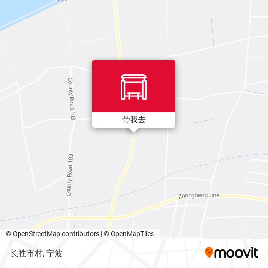 长胜市村地图