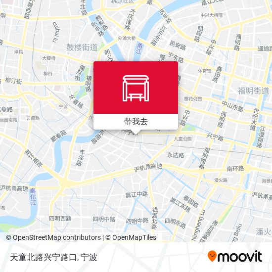 天童北路兴宁路口地图