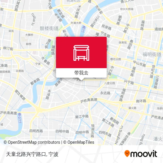 天童北路兴宁路口地图