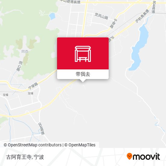 古阿育王寺地图