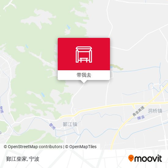 鄞江柴家地图