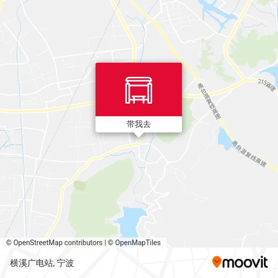 横溪广电站地图