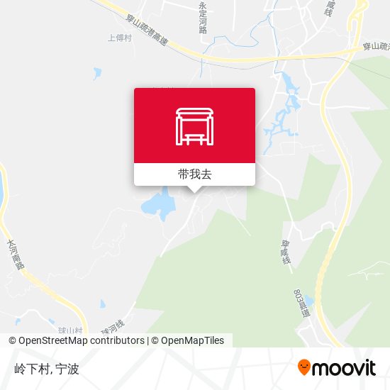 岭下村地图