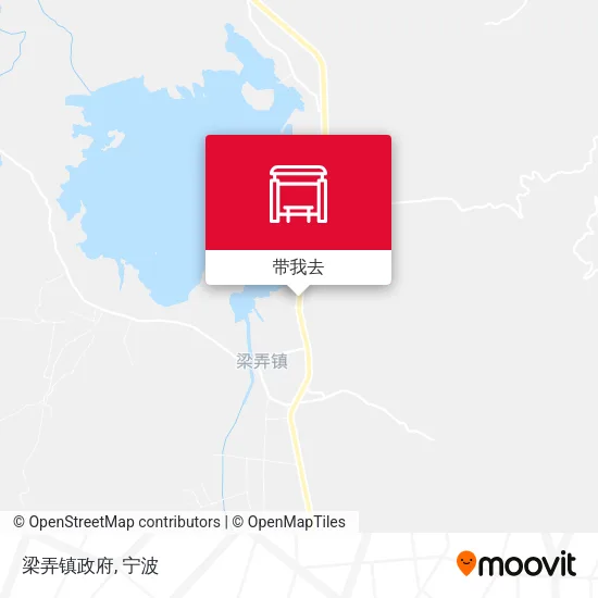 梁弄镇政府地图