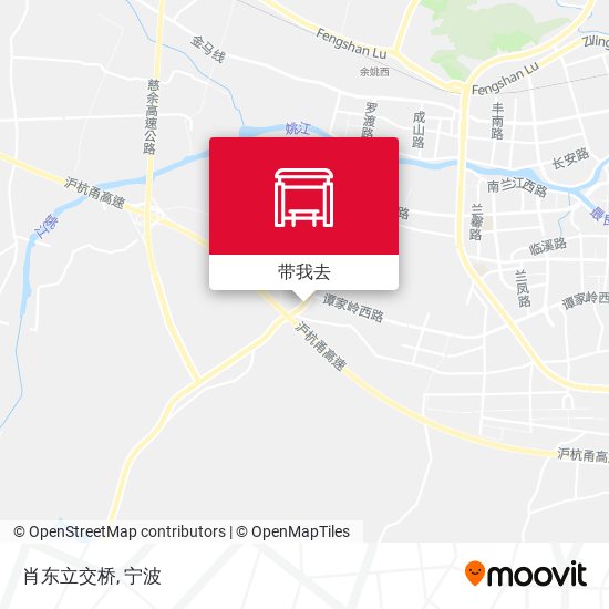 肖东立交桥地图