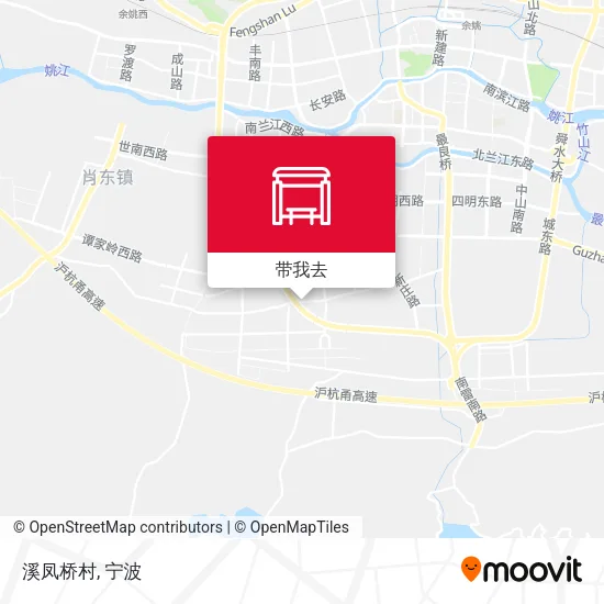 溪凤桥村地图