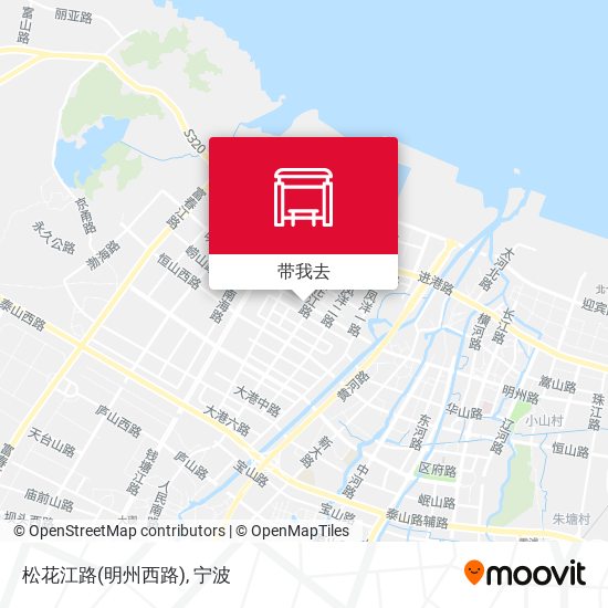 松花江路(明州西路)地图