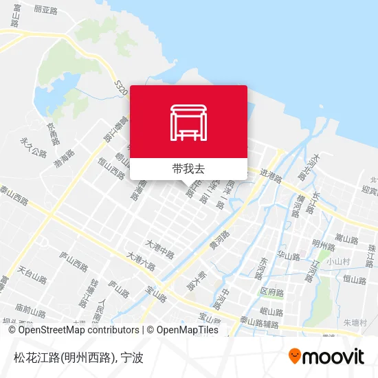 松花江路(明州西路)地图