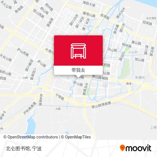北仑图书馆地图