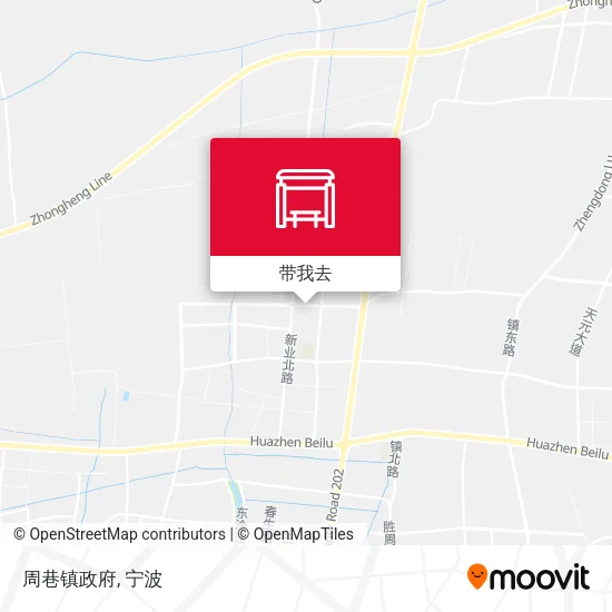 周巷镇政府地图