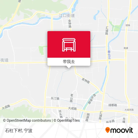 石柱下村地图