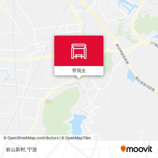 俞山新村地图