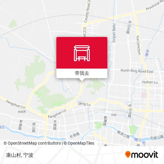 康山村地图