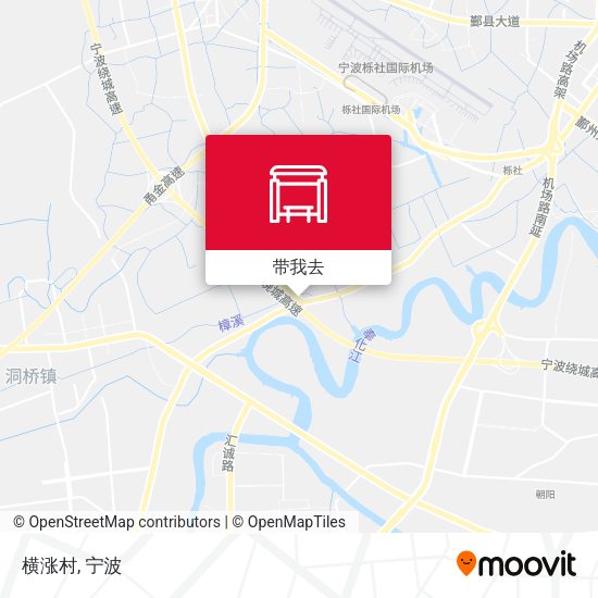横涨村地图