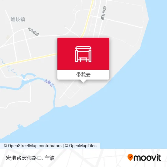 宏港路宏伟路口地图