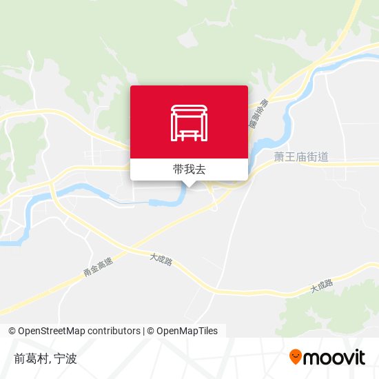 前葛村地图