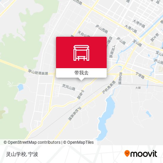 灵山学校地图