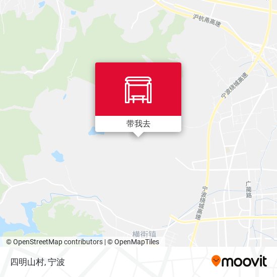 四明山村地图