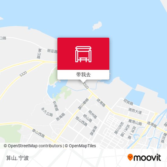 算山地图