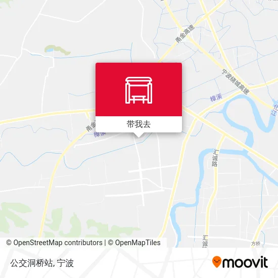 公交洞桥站地图