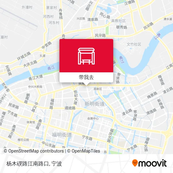 杨木碶路江南路口地图