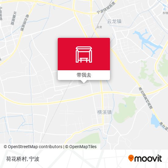 荷花桥村地图