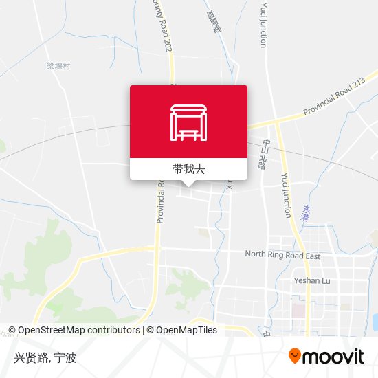 兴贤路地图