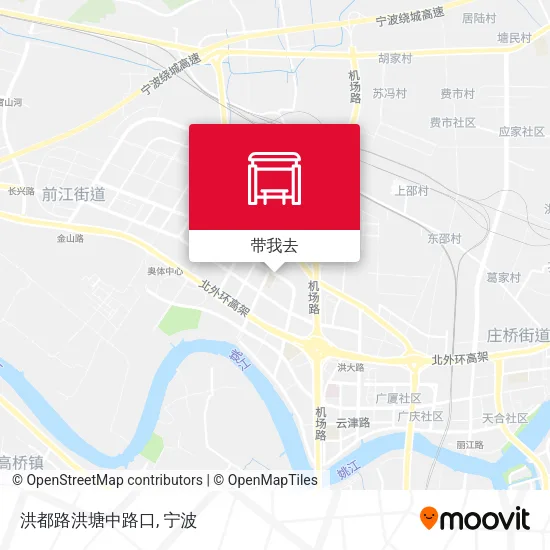 洪都路洪塘中路口地图