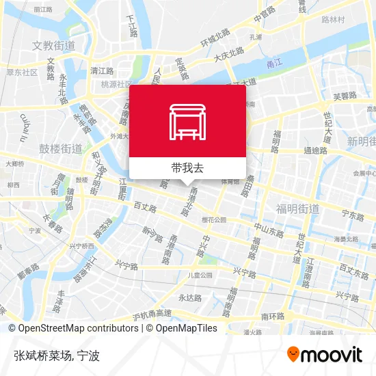 张斌桥菜场地图