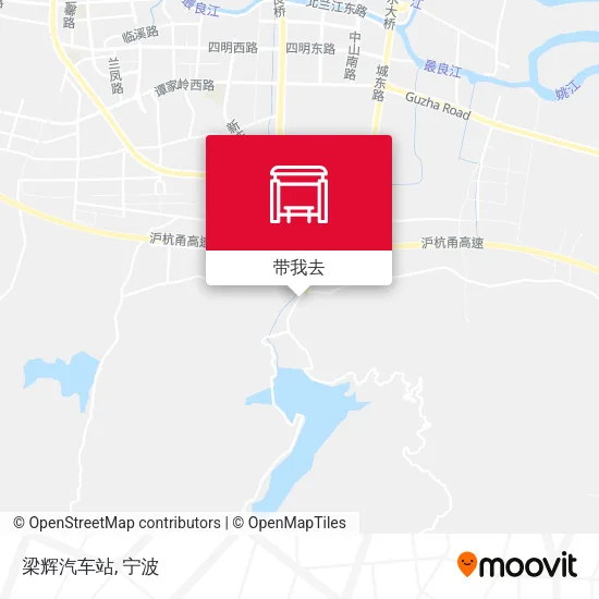梁辉汽车站地图