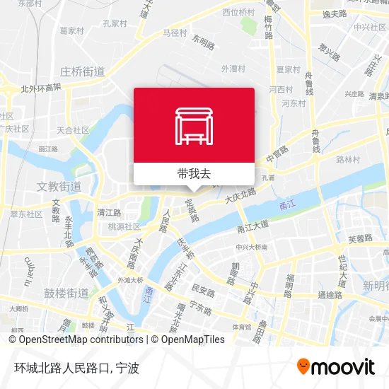 环城北路人民路口地图