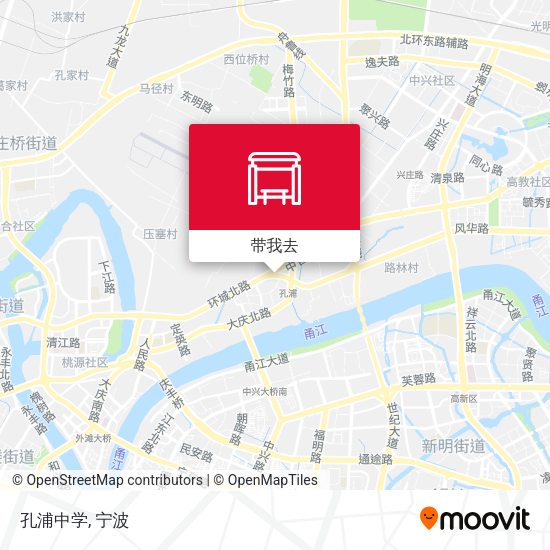 孔浦中学地图