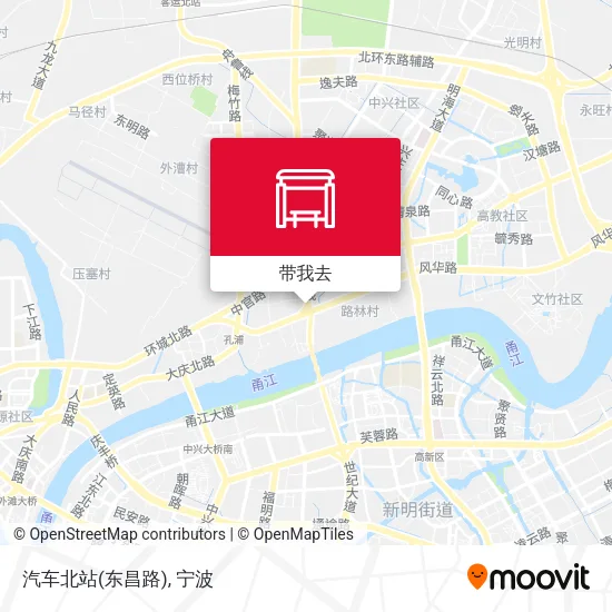 汽车北站(东昌路)地图