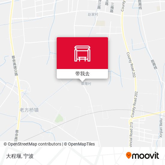 大程堰地图