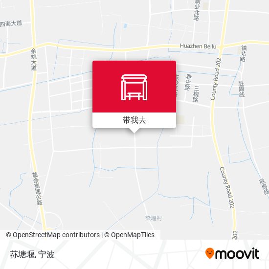 荪塘堰地图