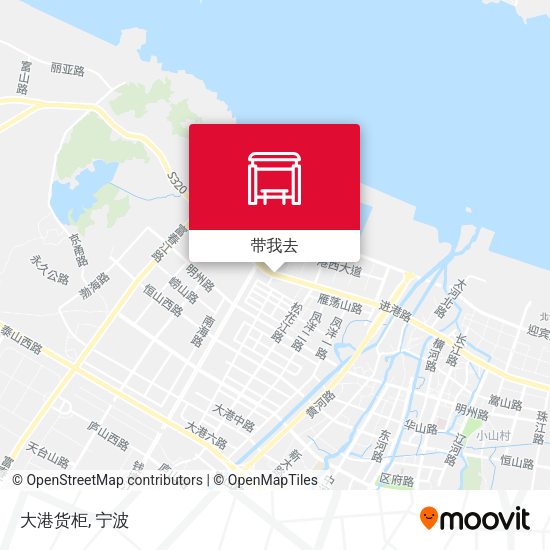 大港货柜地图