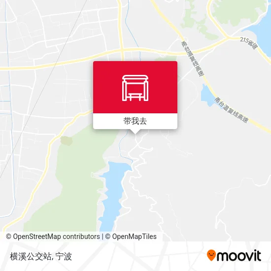 横溪公交站地图